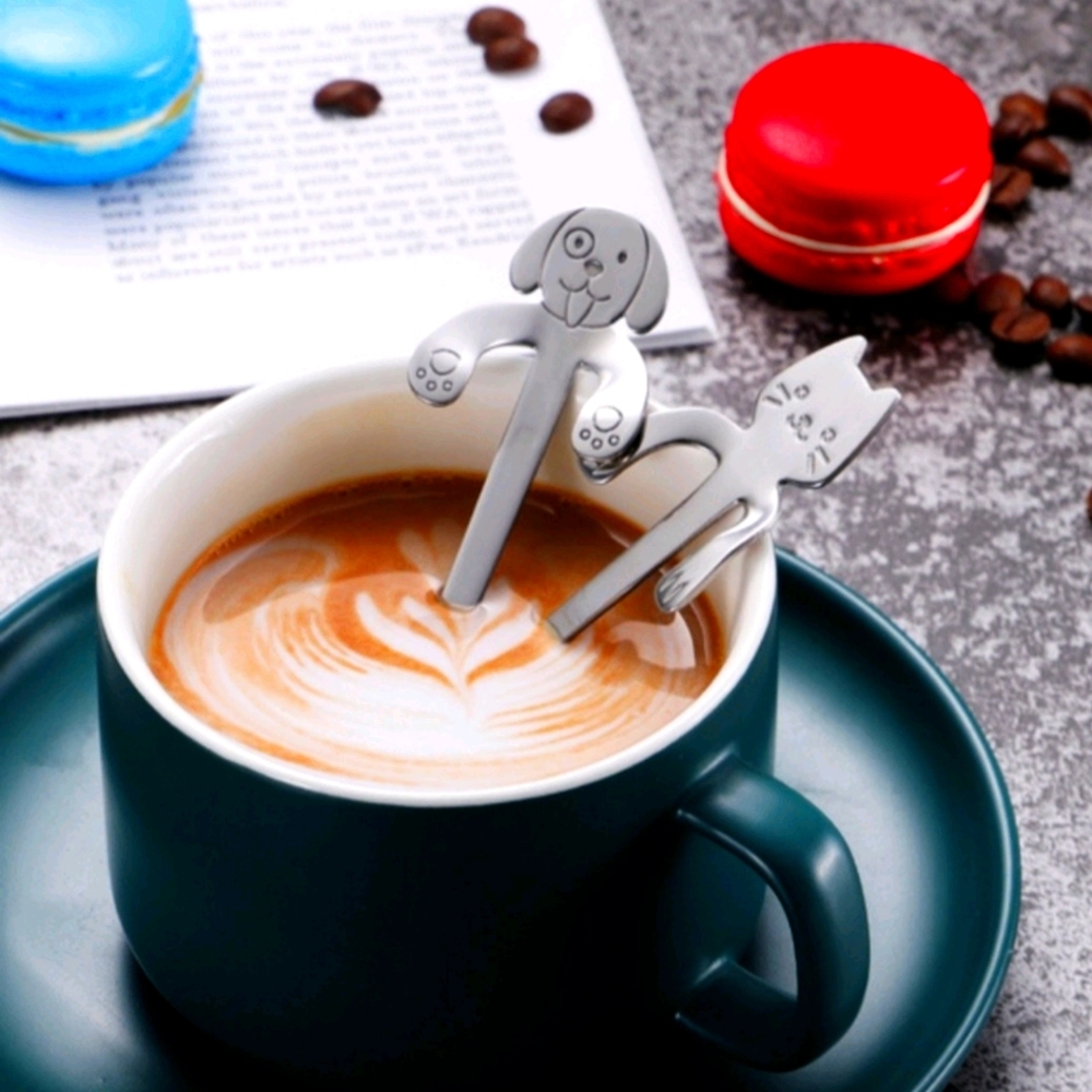 ❄️🛑Coffee and Tea Spoons Dog or Cats